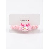 GİDEGO ACCESSORIES Scrunchie Saç Lastik Tokası (Pembe) | SAÇ ACITMAZ