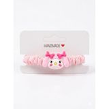 GİDEGO ACCESSORIES Scrunchie Saç Lastik Tokası (Pembe)