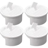 Gider Kapağı ve Yer Süzgeci Izgarası, 8 cm x 3.9 Cm, 4'lü Set, Banyo Mutfak Balkon Çamaşır O