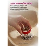 Gider Koku Önleyici Valfli Süzgeç – Silikon Halkalı Sızdırmaz Gider Kapağı FL-0015