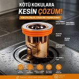 Gider Kokusu ve Böcek Önleyici Gider Kapağı, Duş ve Lavabo İçin Geri Akış Önleyici Plastik Yer Süzge