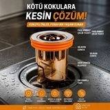 Gider Kokusu ve Böcek Önleyici Gider Kapağı, Duş ve Lavabo Için Geri Akış Önleyici Plastik Yer Süzgeci Kapağı (5580) - Çok Renkli