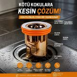 Gider Kokusu ve Böcek Önleyici Gider Kapağı, Duş ve Lavabo İçin Geri Akış Önleyici Plastik Yer Süzgeci Kapağı