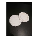 giderioss Fincan Kupa Bardak Altlığı 12 cm Dantel Kağıt Bardak Tabak İçi Altlık 50 Adet