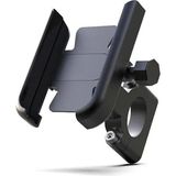 Gidon Bağlantılı Sarsılmaz Metal Motorcu Kurye Scooter Bisiklet Telefon Tutucu Stand 360DERECE