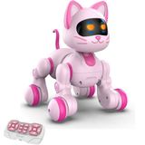 Giffy / 30 Fonksiyonlu Uzaktan Kumandalı Şarjlı Sesli Işıklı Dokunma Algılama Programlama Robot Köpek El Sensörlü Şarjlı Işıklı Müzikli Dansçı Robot Köpek Ve Kedi (Kedi)