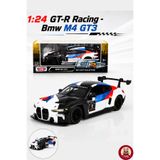giffy Oyuncak BMW-M4 GT3 Model Die Cast Model Araba Kutulu Metal Gövde Gerçekçi Görünüm Koleksiyon Ürünü 1:24 Ölçek