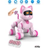 giffy Oyuncak Full Fonksiyon Uzaktan Kumandalı El Sensörlü Şarjlı Işıklı Müzikli Dansçı Robot Kedi