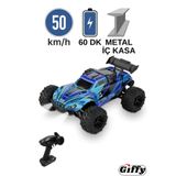 giffy Uzaktan Kumandalı 50 Km/Hız Yapan RC Araba, SUV 4X4 Full İç Metal Kasa Şarjlı Fonksiyonlu Dev Araba