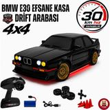 Giffy Uzaktan Kumandalı Bmw E30 Drift Arabası Retro Efsane Kasa 30 Km/h Sürat Yapabilen 4x4 Şarjlı Hız Ayarlı LED Işıklı 7 Farklı Renk 2 Farklı Mod 3 Renk - Siyah