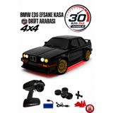giffy Uzaktan Kumandalı BMW E30 Drift Arabası Retro Efsane Kasa 30 KM/H Sürat Yapabilen 4x4 Şarjlı Hız Ayarlı LED Işıklı 7 Farklı Renk 2 Farklı Mod