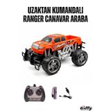 giffy Uzaktan Kumandalı Canavar Ranger Araba Şarjlı Full Fonksiyon 4x2 Off Road Kamyon Oyuncak Arazi Aracı