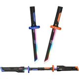 Giffy/oyuncak +14 Yaş 2'li Set Kıvılcım Efektli Rgb 44 cm Kılıç Şarjlı Ses Efektli 8 Farkl�