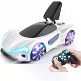 Giffy/Oyuncak 2.4 GhZ Uzaktan Kumandalı Şarjlı Elektrikli Araba 4X4 Şarj İstasyonlu Buharlı Led Işıklı Sesli Müzikli Full Fonksiyon 4 Çeker Drift Atabilen 1200 MaH Şarjlı Pilli (PREMİUM BEYAZ)