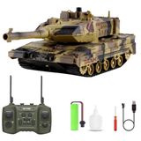 Giffy/Oyuncak 2.4 Uzaktan Kumandalı Su Bombası Atan Tank Buharlı 1200 Şarjlı Sesli Gövdesi 360° Hareketli (Yeşil)