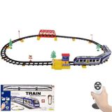 Giffy/Oyuncak Pilli Uzaktan Kumandalı 49 Parça Manyetik Tren Seti Vagonlar Mıknatıs İle Bağlanır Sesli Ve Işıklı 264 Cm Ray Uzunluğu