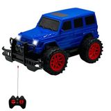 Giffy/Oyuncak Uzaktan Kumandalı Pilli Full Fonksiyon Işıklı Drift Atabilen OffRoad Yüksek Teker Araba Jeeep (Mavi Kapalı)