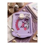 GiFi Kuromi & Hello Kitty Lisanslı Mini Metal Tepsi Süt Tepsisi