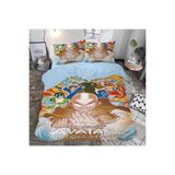 GİFT DUVET COVER avatar temalı 3d Baskılı Çift Kişilik Nevresim Takımı RENKLİ 200 x 220