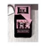 Gift Duvet Cover Black Pink 3d Baskılı Tek Kişilik Nevresim Takımı siyah 160 x 220