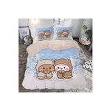 GİFT DUVET COVER dudu budu Temalı 3d Baskılı Çift Kişilik Nevresim Takımı Çok Renkli 200 x 220