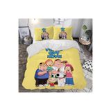 GİFT DUVET COVER famıly guy temalı 3d Baskılı Çift Kişilik Nevresim Takımı RENKLİ 200 x 220