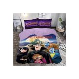 GİFT DUVET COVER hotel transylvania temalı 3d Baskılı Çift Kişilik Nevresim Takımı RENKLİ 200 x 220