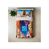 GİFT DUVET COVER ICE AGE 3d Baskılı Tek Kişilik Nevresim Takımı renkli 160 x 220
