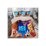 Gift Duvet Cover Ice Ege Baskılı 3d Baskılı Çift Kişilik Nevresim Takımı Bej 200 x 220