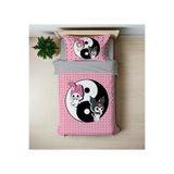 GİFT DUVET COVER KUROMİ 3D BASKILI Tek Kişilik Nevresim Takımı açık 160 x 220