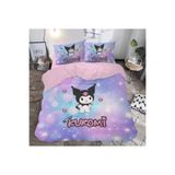 Gift Duvet Cover Kuromi Temalı 3d Baskılı Çift Kişilik Nevresim Takımı PEMBE 200 x 220