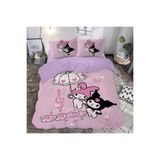 GİFT DUVET COVER melody Temalı 3d Baskılı Çift Kişilik Nevresim Takımı Çok Renkli 200 x 220