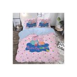 Gift Duvet Cover Peppa Pig 3d Baskılı Çift Kişilik Nevresim Takımı renkli 200 x 220