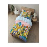 Gift Duvet Cover Simpsons 3d Dijital Baskılı Tek Kişilik Nevresim Takımı Çok Renkli 160 x 220