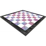 Gift Home Sadece Tahta İsteyene 37x37 cm Orta Boy Bahar Desenli MDF Ahşap Satranç Tahtası