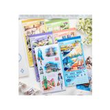 Gift Moda 20 Sayfa Tematik Scrapbook Sticker Kitabı – Dekoratif Etiket Seti