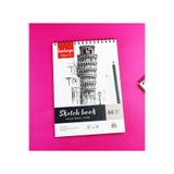 Gift Moda A4 Spiralli Karışık Teknik Sketchbook Resim Defteri – 100 gr | 30 Yaprak