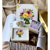 Gift Moda Best Mom Tasarımlı Kutulu Kupa Sert Kapaklı Defter Mini Altınyaldızlı Melek Kar Küresi Ve Ahşap Fotoğraf Standı Anneler Günü Hediye Seti