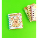 Gift Moda Capybara 4 Bölmeli Çizgili Defter - BM-1878