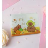 Gift Moda Capybara Tasarımlı A4 Şeffaf Dosya