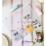 Gift Moda Cat Day Friends Kedi Desenli A4 Şeffaf Dosya