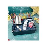 Gift Moda Gümüş Kupa Dilek Şişesi Mini Disko Lamba Kokulu Mum Ve Mini Beyaz Melek Kar Küresi Yılbaşı Seti