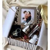 Gift Moda Kişiye Özel Gümüş Canım Annem Çerçeve Kupa Melek Kar Küresi Ve Epoksi Anahtarlık Anneler Günü Hediye Seti