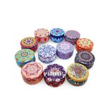 Gift Moda Mandala Desenli Metal Kutuda Büyük Boy Kokulu Mum
