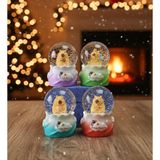 Gift Moda Mini Işıklı Capybara Kar Küresi
