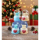 Gift Moda Mini Işıklı Sevimli Ayı Kar Küresi