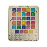 Gift Plus Ahşap Eğitci Elifba, Arapça Alfabe Yazı Tahtası Puzzle Yapboz Eğitici Oyuncak