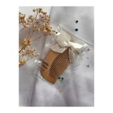 Gift Wrap Doğal Ahşap Bebek Tarağı Özel İsimli Hediyelik 50 Ad