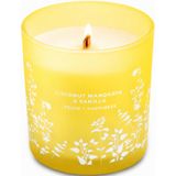 GIFTAWAY Hindistan Cevizi Mandalina Vanilyalı Soya Mumu | Ev Kokulu Lüks Mumlar | Büyük Ahşap Fitil Mum 11 oz | Kadınlar ve Erkekler için Rahatlatıcı Aromaterapi Mum Hediyesi