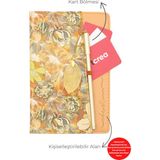 Giftcrea Kişiye Özel Çiçek Desenli Defter ve Tüy Kalem Seti Lazer Isim Kazıma Günlük Kartlıklı Defter - Turuncu